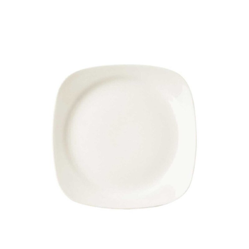 Paşabahçe Porselen Ska 182117 Köşeli Düz Tabak 17 cm - 1