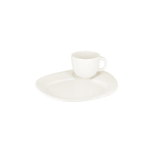 Paşabahçe Porselen Nabur 186024S00 2 Bölmeli 24 cm Kahvaltı Tabağı - PAŞABAHÇE PORSELEN