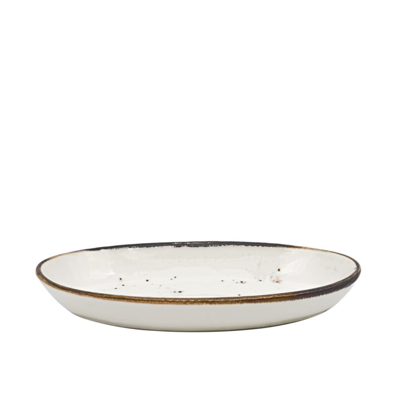Zest Porcelain Oval Fırın Kabı 19 Cm -Paris Krem - 1