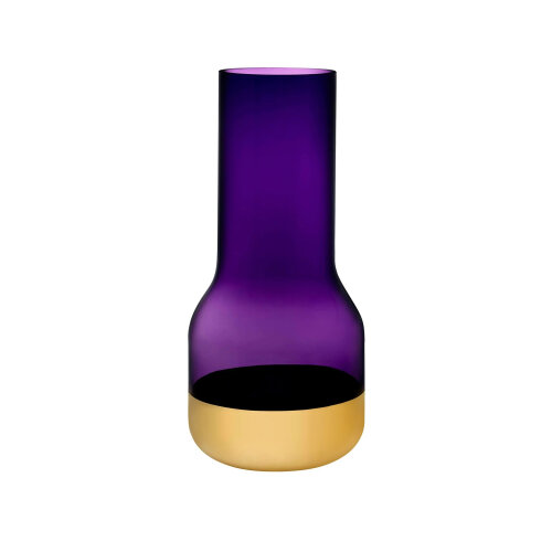 28387 Paşabahçe Nude Contour Mor Dipli Vazo 400 mm - PAŞABAHÇE NUDE