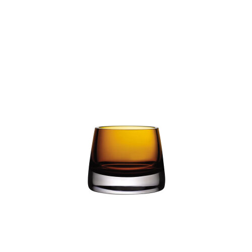 28414 Paşabahçe Nude Joy Amber Mumluk 81 mm - PAŞABAHÇE NUDE