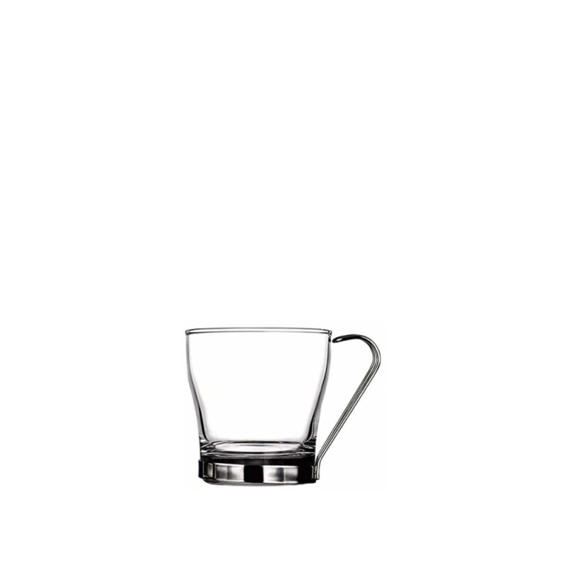 42665 Paşabahçe Chroma Metal Kulplu Bardak 210 cc - 1