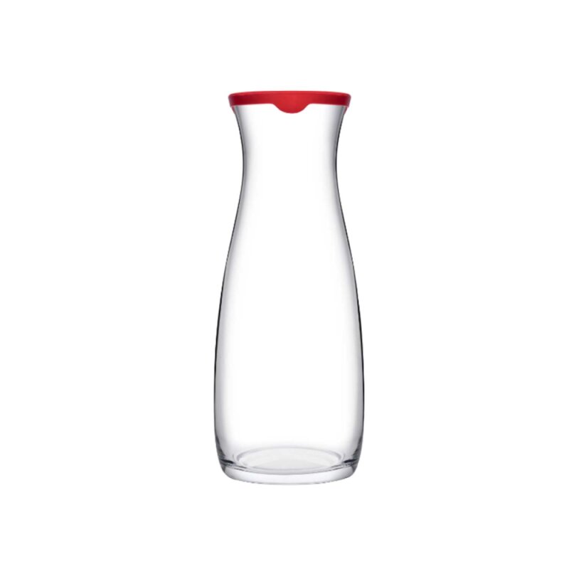 43813 Paşabahçe Amphora Kırmızı Pls.Kapaklı Sürahi 1180 cc - 1