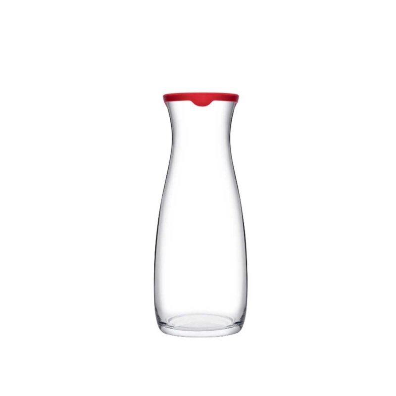43813 Paşabahçe Amphora Kırmızı Pls.Kapaklı Sürahi 1180 cc - 1