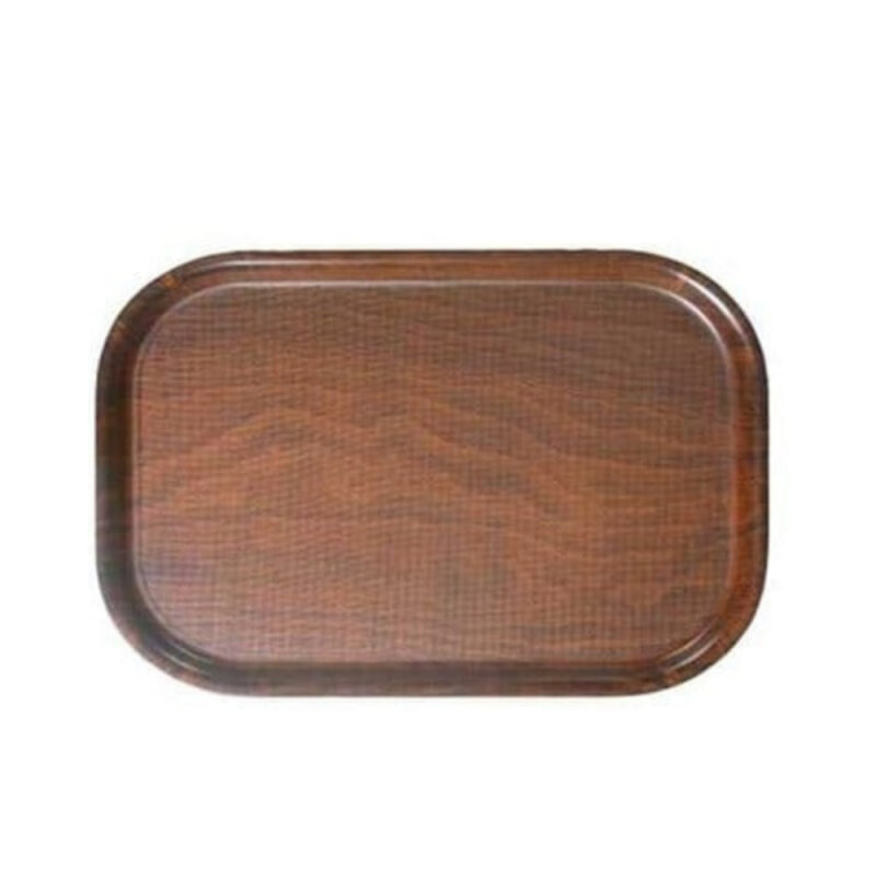 Cambro 70X45 Woodform Kayın Dikdörtgen Parlak Kaymaz Teps - 1