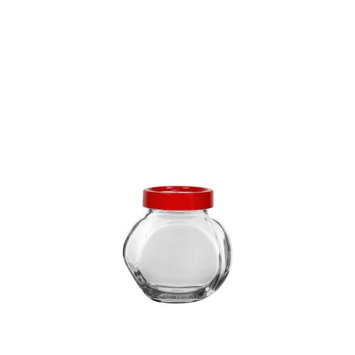 80386 Paşabahçe Bella Kırmızı Plastik Kapaklı Baharatlık 200 cc - PAŞABAHÇE