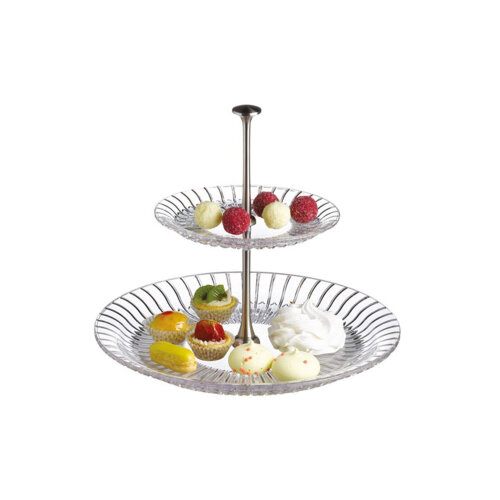 95235 Paşabahçe F&D Glamour İki Katlı Sunumluk - PAŞABAHÇE