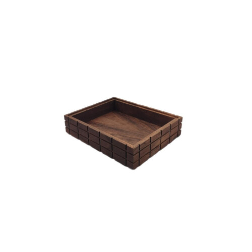 Ahşap Lego 1/2 Derin Kasa Ceviz 26,5X32,5X7,5 Cm - MATGUSTO
