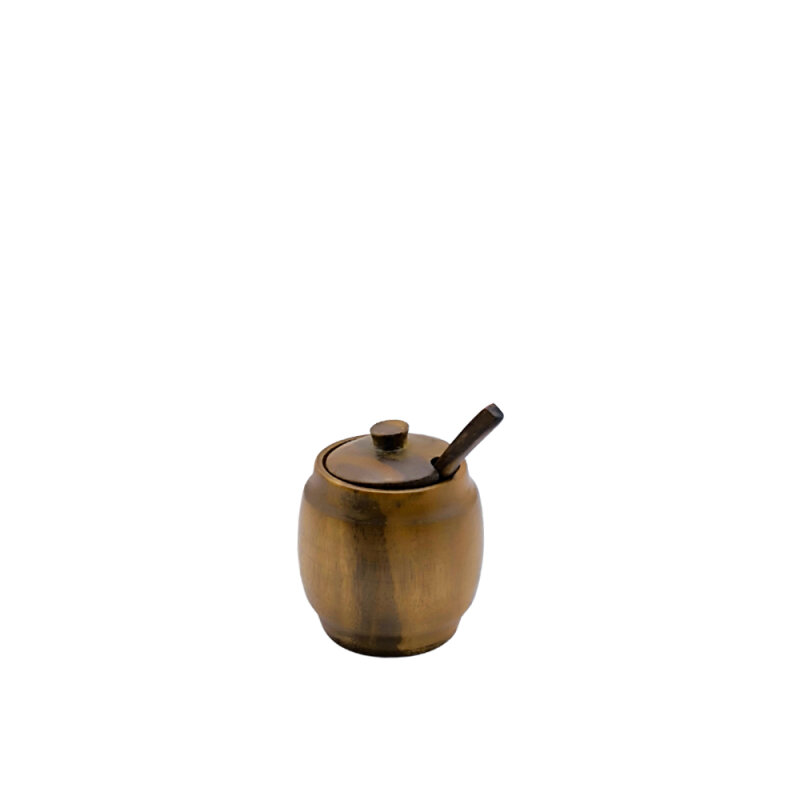 Akasya Kaşıklı Kavanoz 9Cm - 1