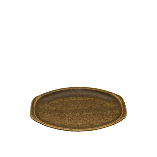Zest Porcelain Alis Kayık Tabak 18Cm -Element Brown - ZEST PORCELAIN