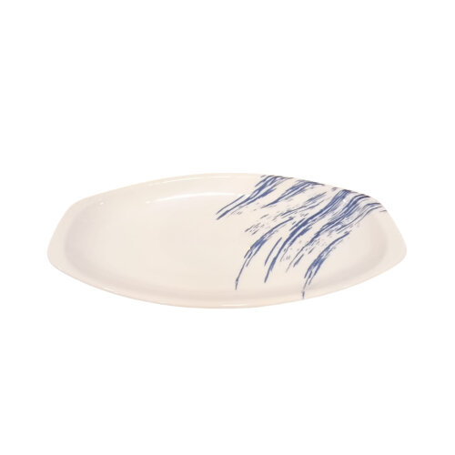 Zest Porcelain Alis Kayık Tabak 26Cm -Thames - ZEST PORCELAIN
