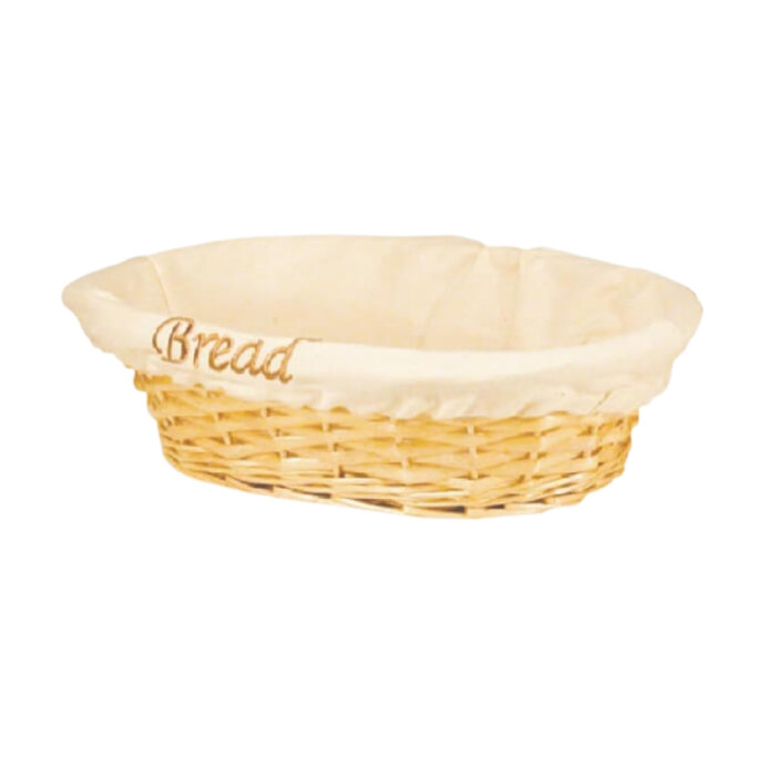 ALKAN AÇIK BÜFE SEPETİ OVAL 28X21X9 BEZLİ - 1