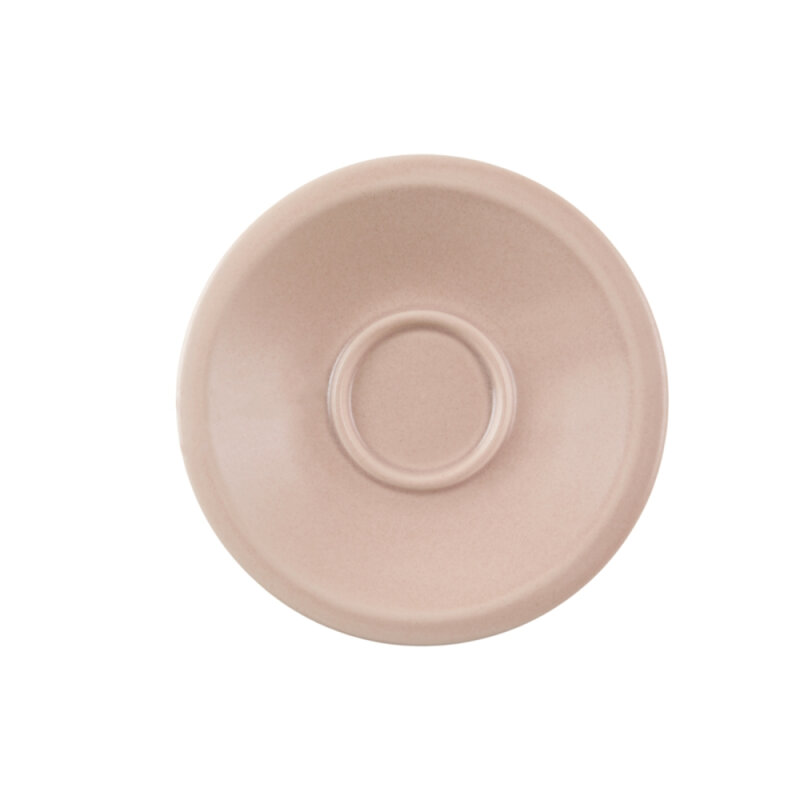 Zest Porcelain Max Çay Fincan Tabağı-Velour Pudra - 1