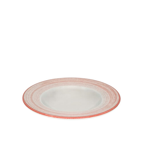 Zest Porcelain Anka Çukur Tabak 21 Cm-Tokyo Kırmızı - ZEST PORCELAIN