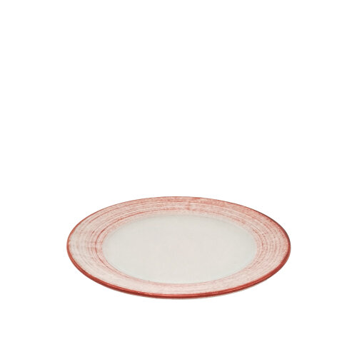 Zest Porcelain Anka Düz Tabak 17 Cm-Tokyo Kırmızı - ZEST PORCELAIN