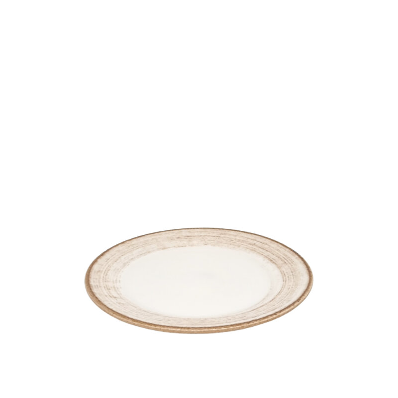 Zest Porcelain Anka Düz Tabak 17 Cm -Tokyo Kahve - 1