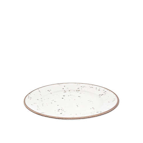 Zest Porcelain Anka Düz Tabak 21 Cm-Paris Krem - ZEST PORCELAIN