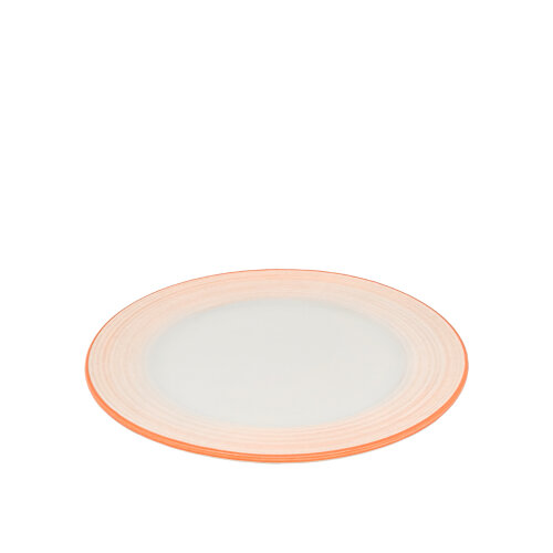 Zest Porcelain Anka Düz Tabak 21 Cm-Tokyo Turuncu - ZEST PORCELAIN