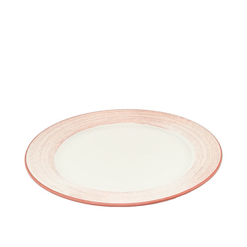 Zest Porcelain Anka Düz Tabak 25 Cm-Tokyo Kırmızı - ZEST PORCELAIN