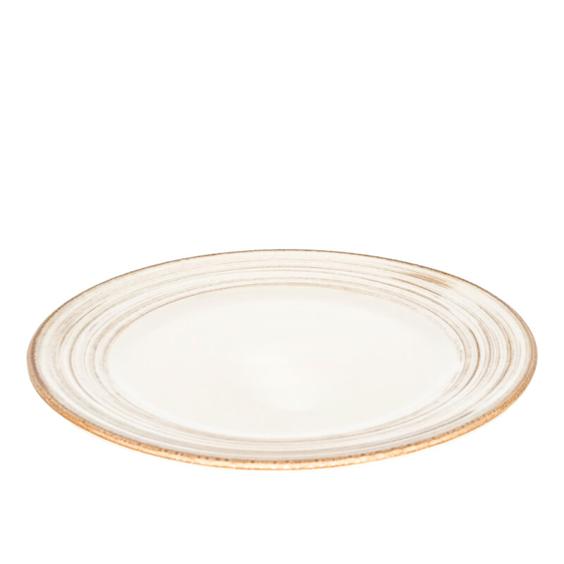 Zest Porcelain Anka Düz Tabak 30 Cm-Tokyo Kahve - 1