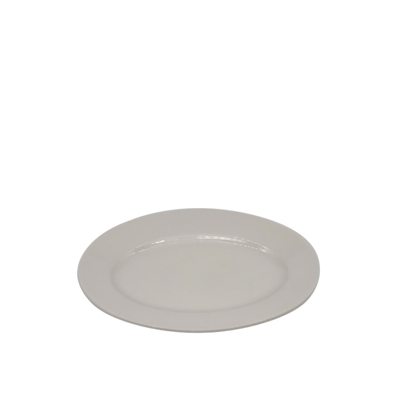 Zest Porcelain Anka Krem Sade 20 cm Kayık Tabak ANK20KY00 - 1