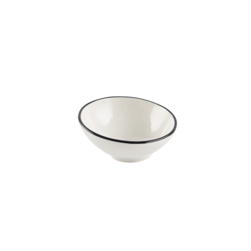 Zest Porcelain Anten Kase 9 Cm-Riva Siyah - 1