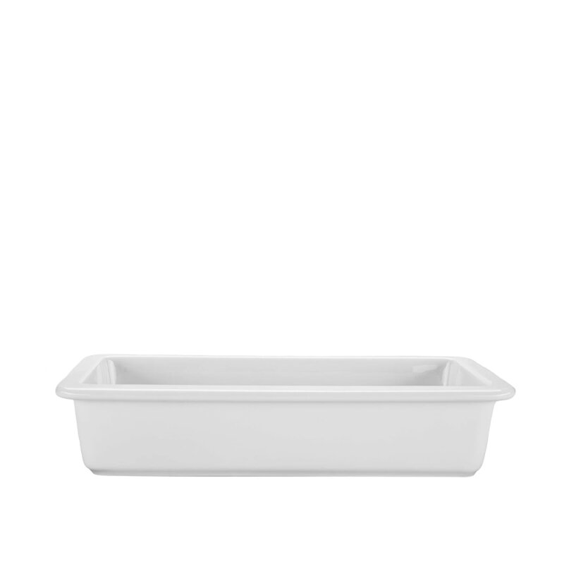 Porland Porselen 608132 Beyaz Fırın Kabı 32 cm - 1