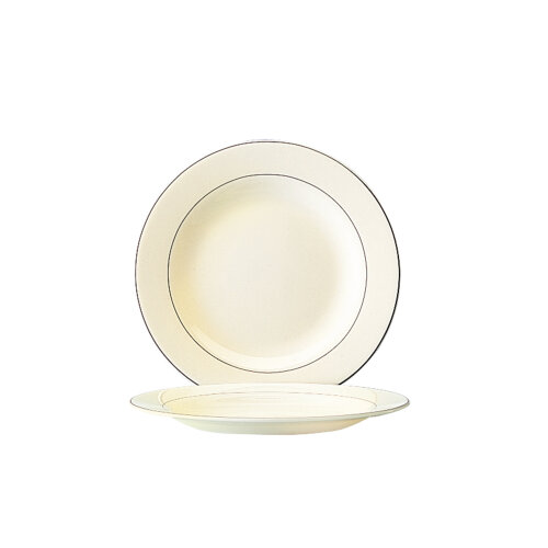 Arcoroc Krem Çizgili Düz Tabak 27 cm - ARCOROC