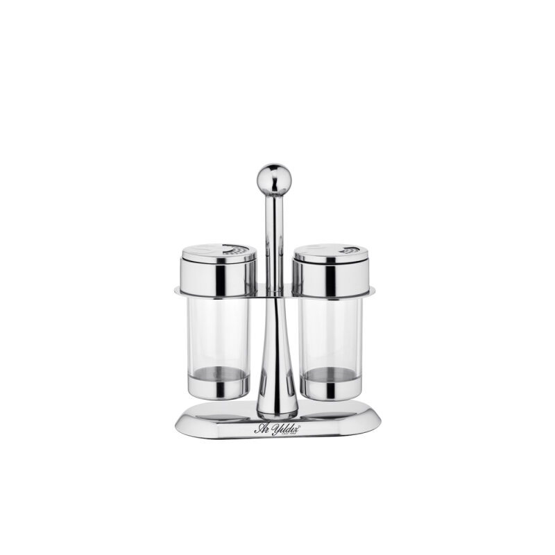 Aryıldız Tuzluk Biberlik Set 80 Mm - 1