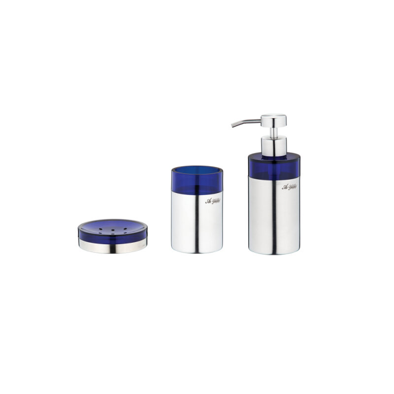 Aryıldız 30238 3 Lü Mavi Banyo Seti - 1