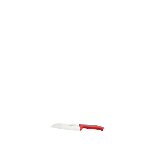 Aryıldız Santoku Köşeli Bıçak Düz Kırmızı 18.5 Cm - ARYILDIZ