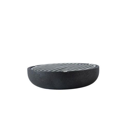 Matgusto Basalt Yuvarlak Izgara Q:20 cm H:5 cm 50205 - MATGUSTO