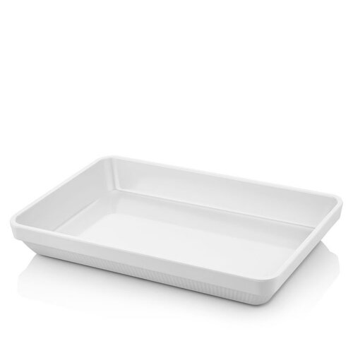 Beyaz Dikdörtgen Zeytinyağlı Sunum39,5*26cm-h.5 cm - ATLAS