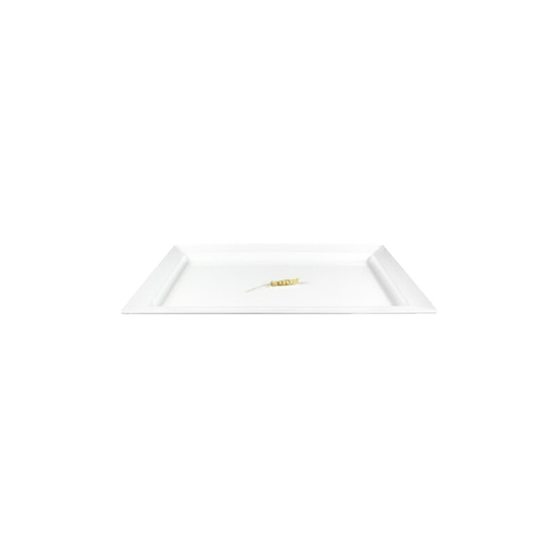Beyaz Melamin A.Büfe Kare Tabak 37,3 Cm(Hp2613) - 1