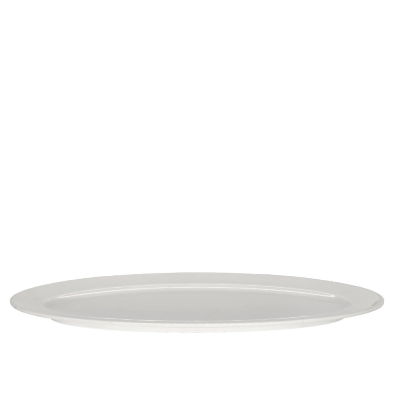 Beyaz Melamin A.Büfe Kayık Tabak 71 Cm - 1