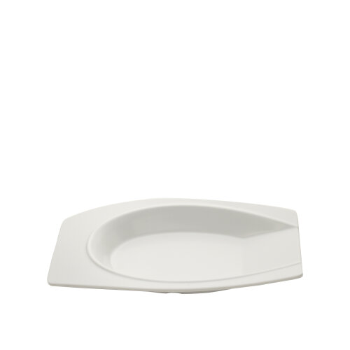 Beyaz Melamin Dik Dörtgen Sunum Tabak 30X18 Cm - ULTRAFORM MELAMİN