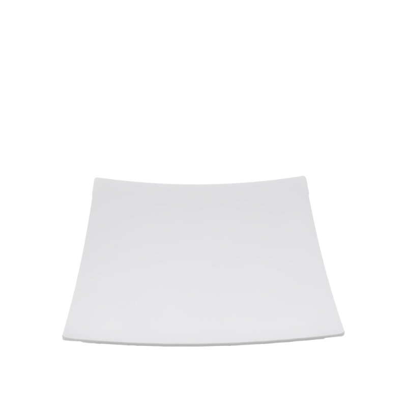 Beyaz Melamin Kare Sunum Tabak 35,5X35,5 Cm - 1