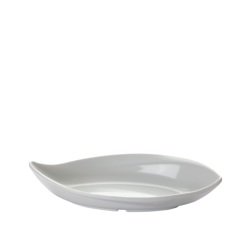 Beyaz Melamin Minimal Yaprak Kase 14X7 Cm(32798) - 1