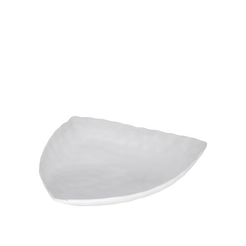 Beyaz Melamin Üçgen Tabak Mat 30X5 Cm - ULTRAFORM MELAMİN