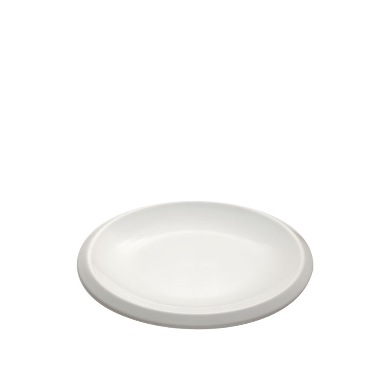 Beyaz Melamin Yuvarlak Tabak 28 Cm - 1