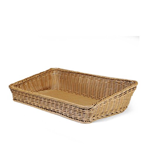 Groovy Açık Büfe Plastik Dikdörtgen Sepet 50X50X5/10 GRV-2419-B - BİRADLI