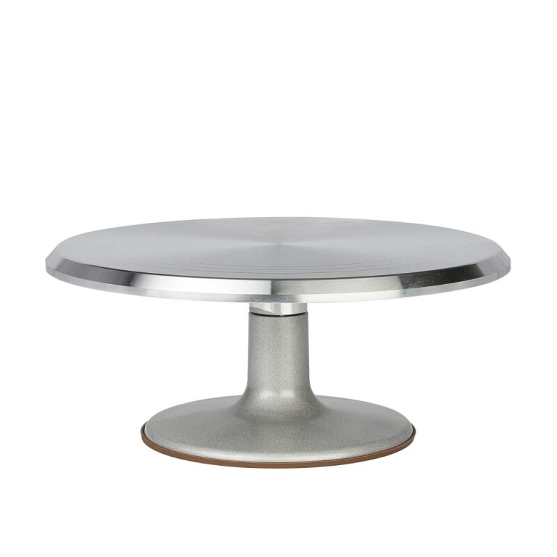 Biradlı Metal Dönerli Pasta Sıvama Standı 30 cm 0570 - 1