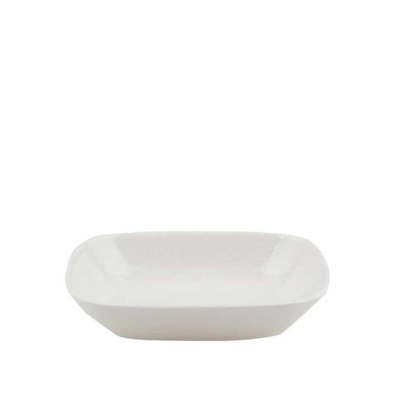 Kütahya Porselen Bone Sempre 17 cm.Kare Kayık Tabak - 1