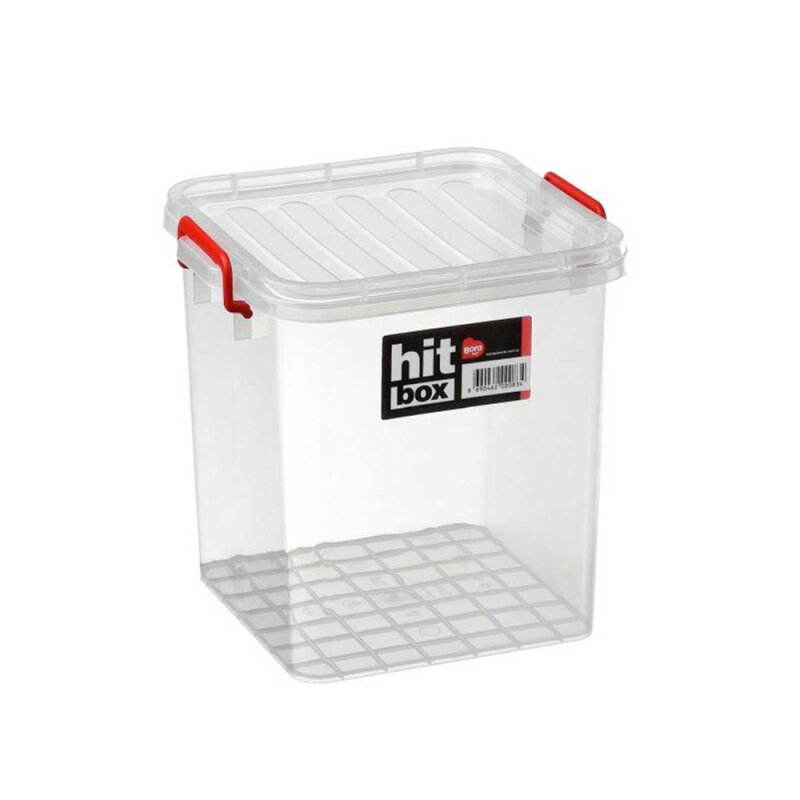 Bora PLastik Kare Kapaklı Kasa No 11 25*27,5*26,5H 11 Lt - 1