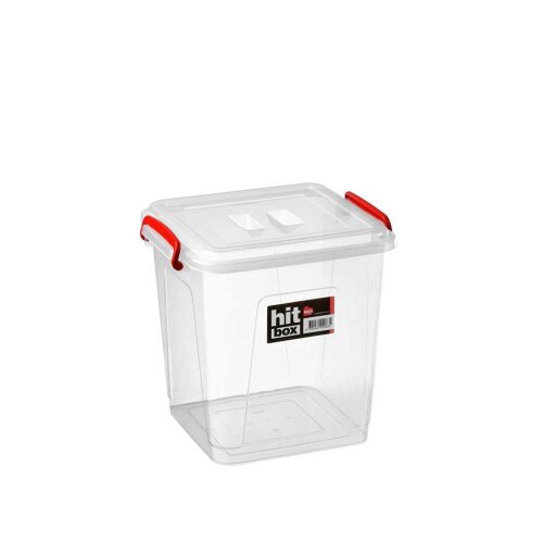 Bora PLastik Kare Kapaklı Kasa No:16 19,5 Lt - BORA PLASTİK