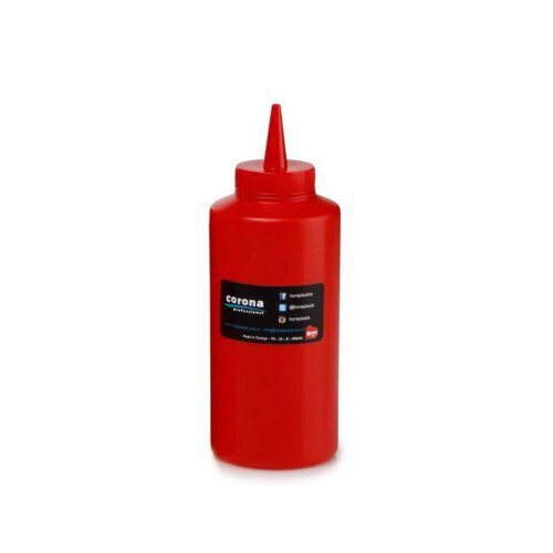 Bora PLastik Ketçap&Mayonez Şişe Kapaklı 420 Ml Kırmızı - BORA PLASTİK