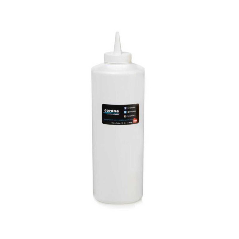 Bora PLastik Ketçap&Mayonez Şişe Kapaklı 925 Ml Beyaz - 1