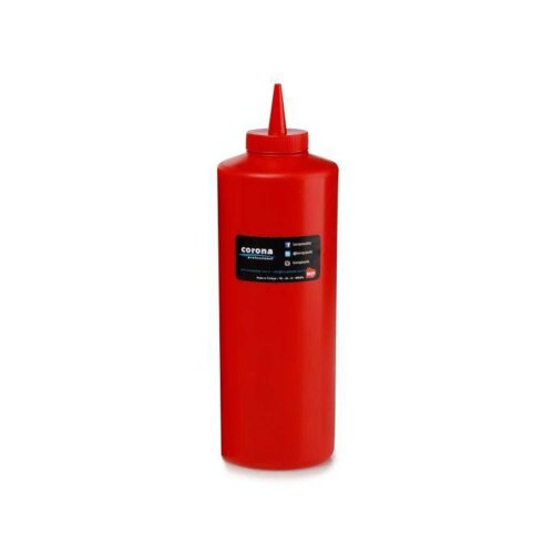 Bora PLastik Ketçap&Mayonez Şişe Kapaklı 925 Ml Kırmızı - BORA PLASTİK