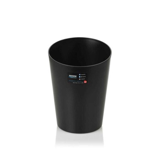Bora PLastik Pc Buz Kovası Yarım Kesimli Büyük Siyah - BORA PLASTİK