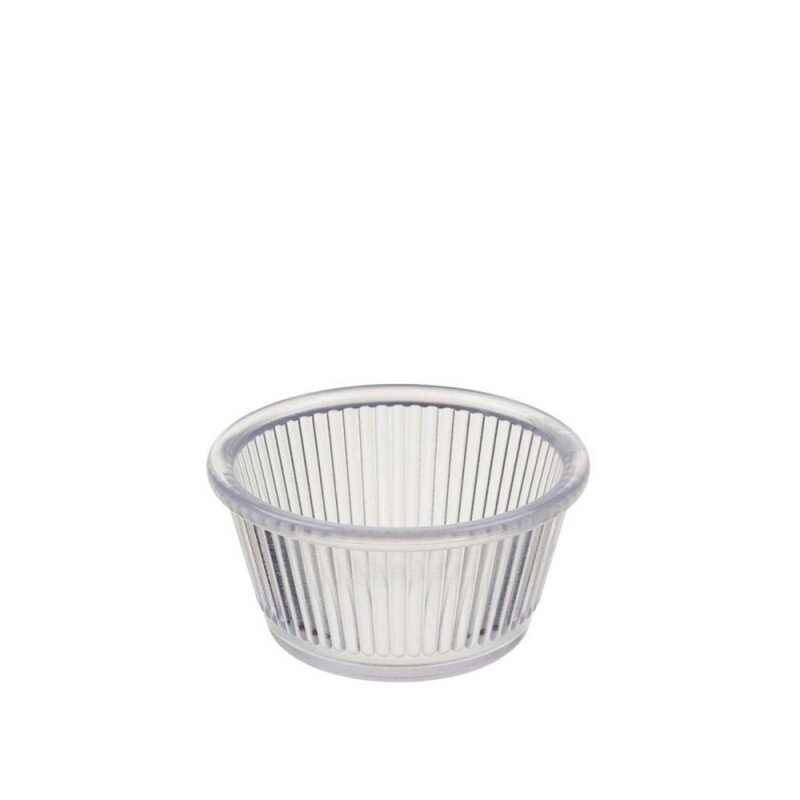 Bora PLastik Pc Sos Kabı Yuvarlak No:1 Şeffaf - 1
